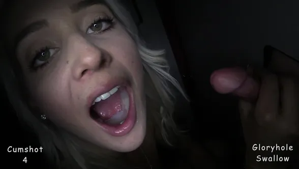 Gloryhole Swallow - Petra Sucks 12 Dicks And Swallows The Loads 1st Visit Porn Video