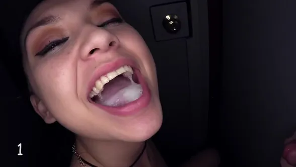 Gloryhole Swallow - Francesca Petite Latina Wants It Hard 3rd Visit Porn Video