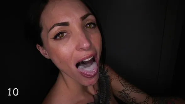 Gloryhole Swallow - Danika Pushing Her Sexual Limits 3rd Visit Porn Video