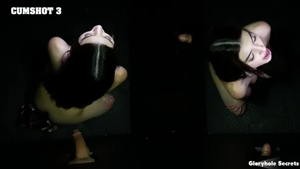 Gloryhole Secrets - Julia James She Loves It Rough In Her Throat 1st Visit POV Porn Video