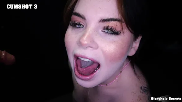 Gloryhole Secrets - Lola Valentine Roughest Way To Fill Her 1st Visit Porn Video